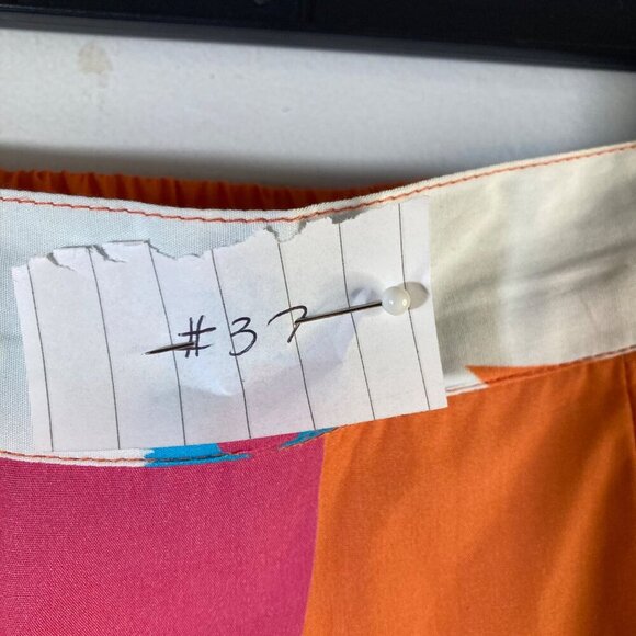 Womens Maude Vivante Ada Large Floral Boho Tiered Midi Skirt XS Pockets #37 - Picture 7 of 7